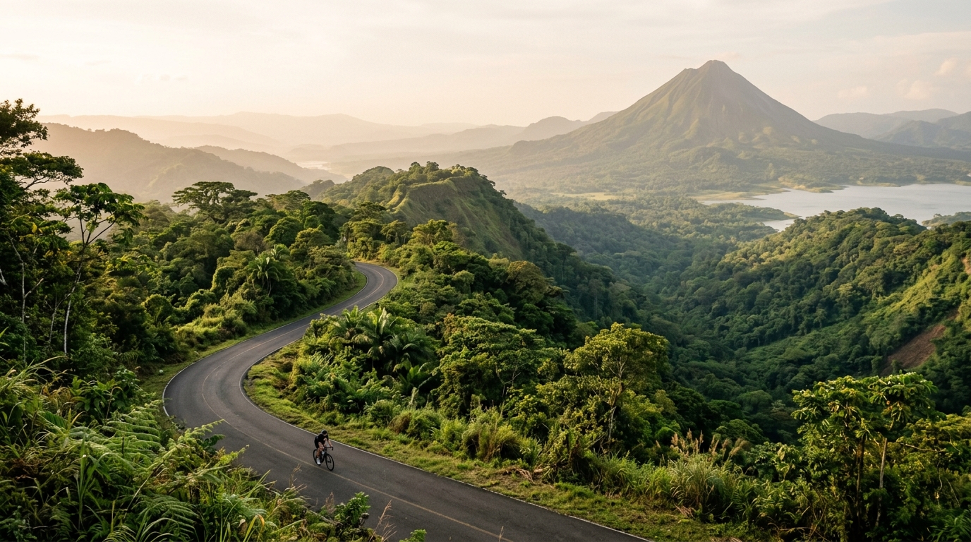Cycling climbs in Costa Rica