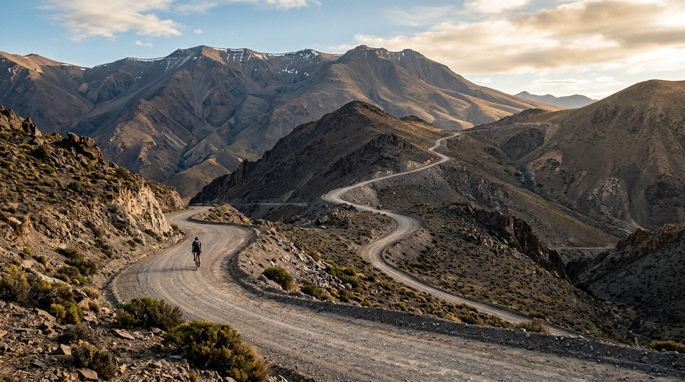 Cycling climbs in Argentina