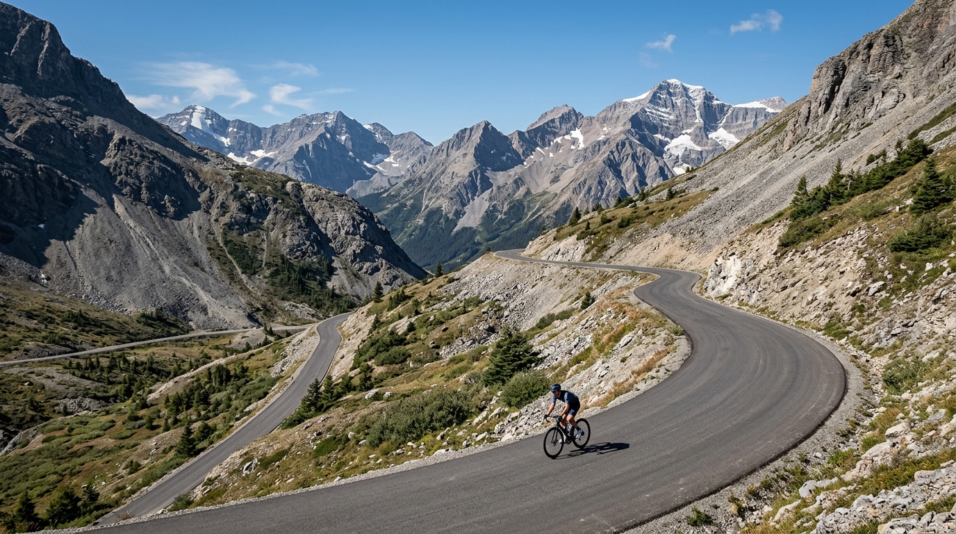 Cycling climbs in Canada