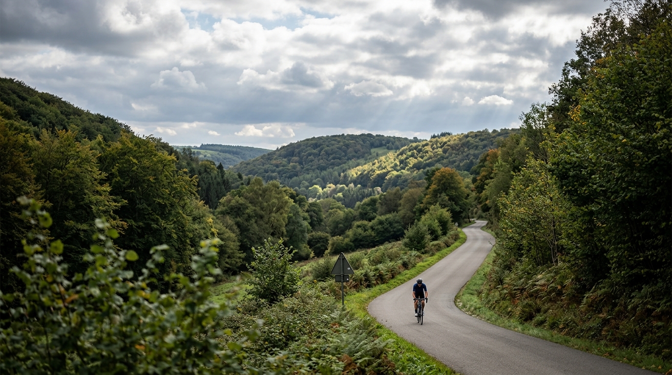 Cycling climbs in Belgium