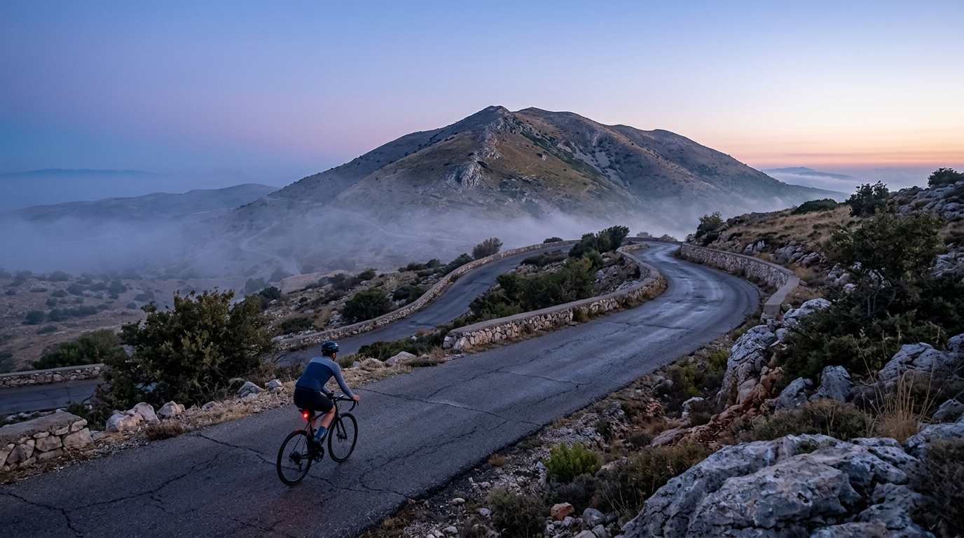 Cycling climbs in Israel