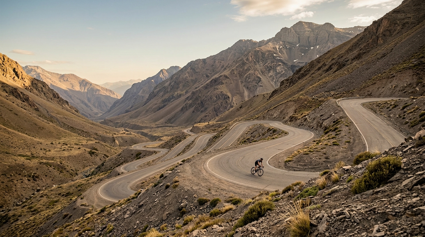 Cycling climbs in Chile