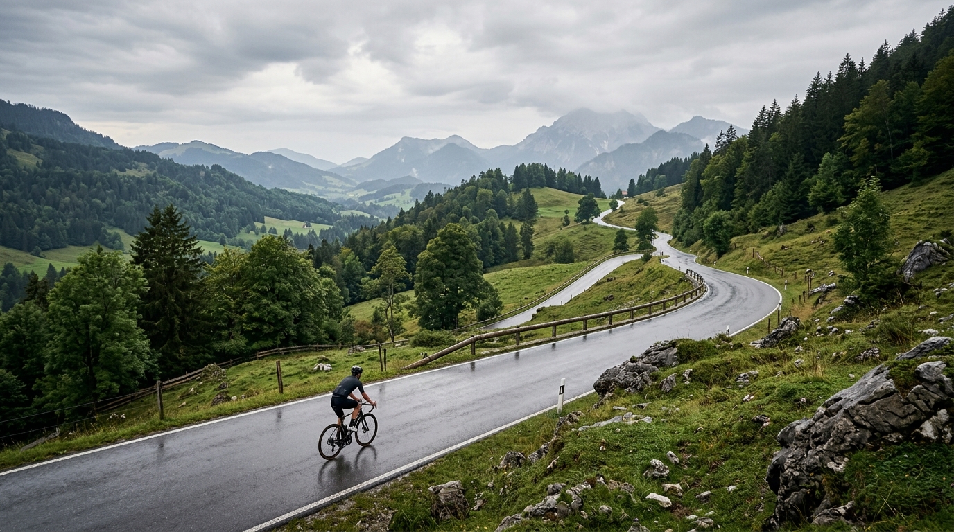 Sudelfeld hill Pass road