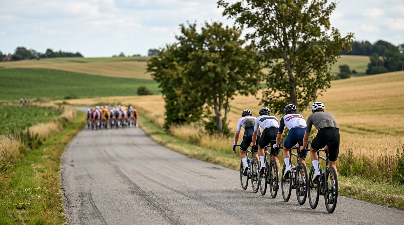 Wout van Aert wins opening stage in Aalborg and takes Denmark lead