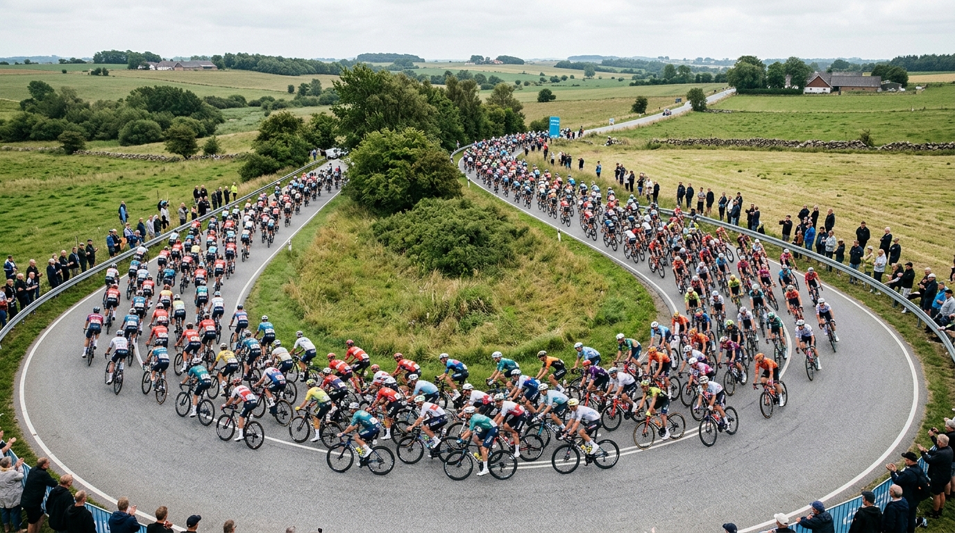 Wout van Aert wins Stage 2 in Skive and takes Denmark GC lead
