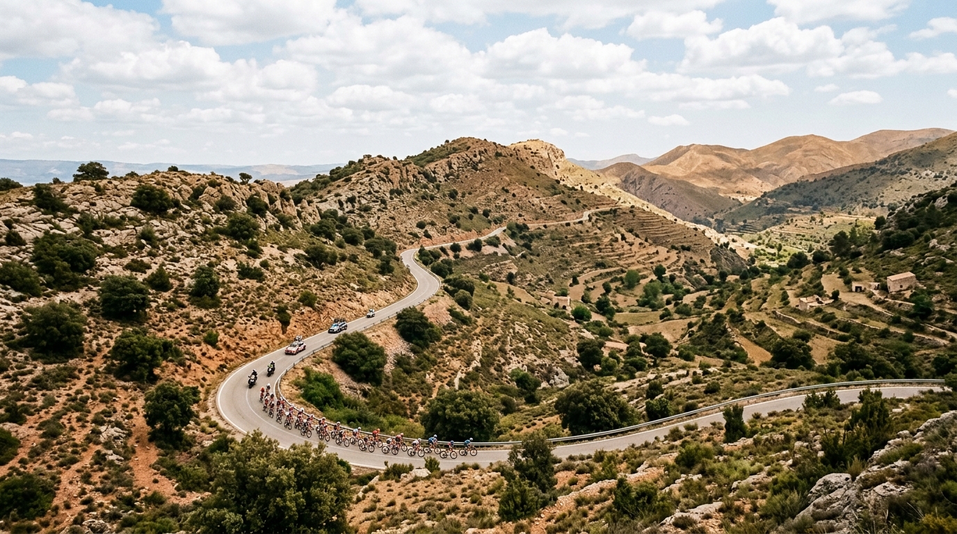 Enric Mas wins Stage 9 summit finish at Alto de Aitana