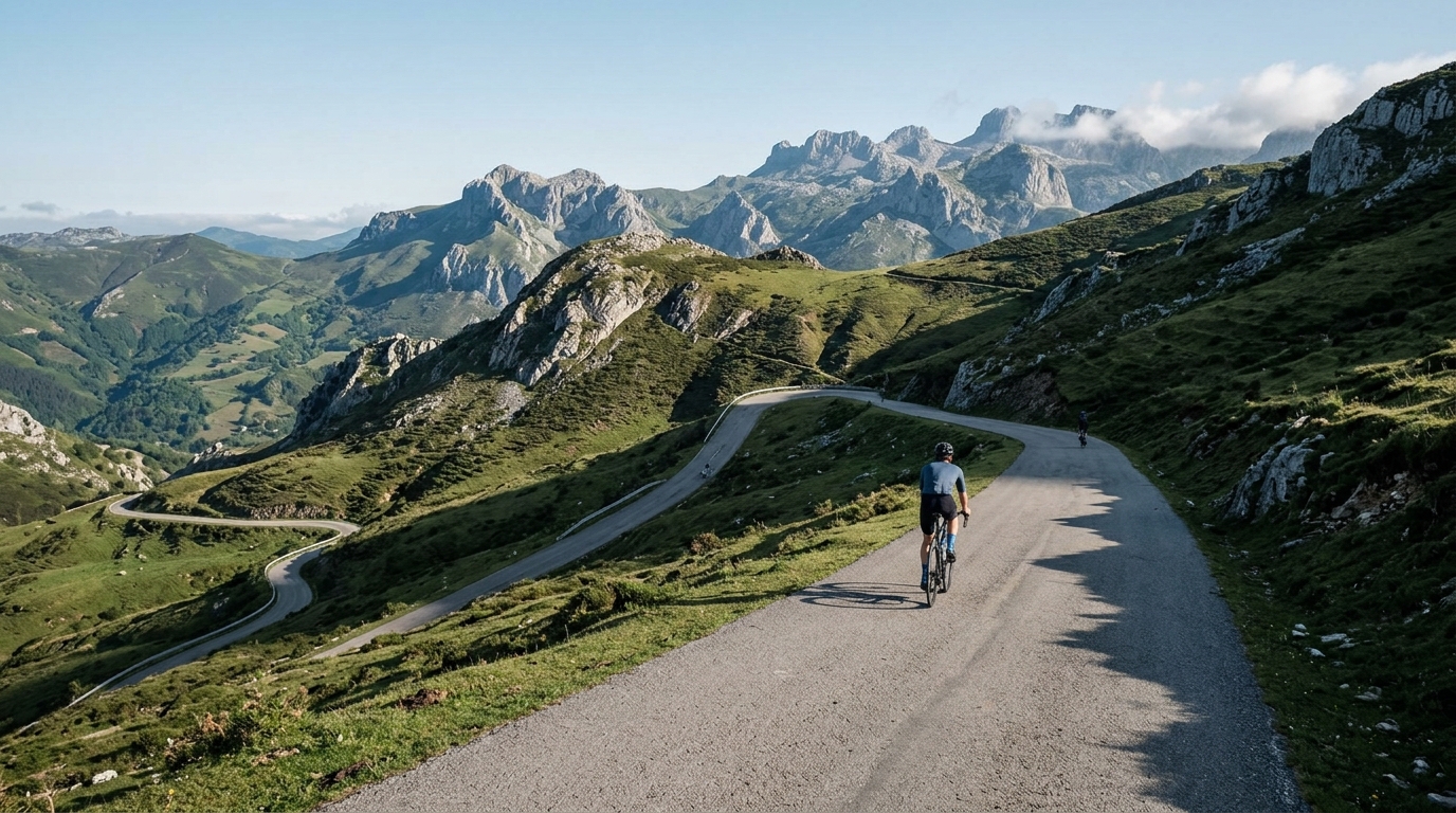 Cycling routes in Asturias
