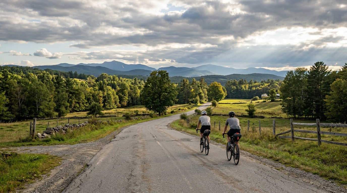 Bayley Hazen Military Road bike route