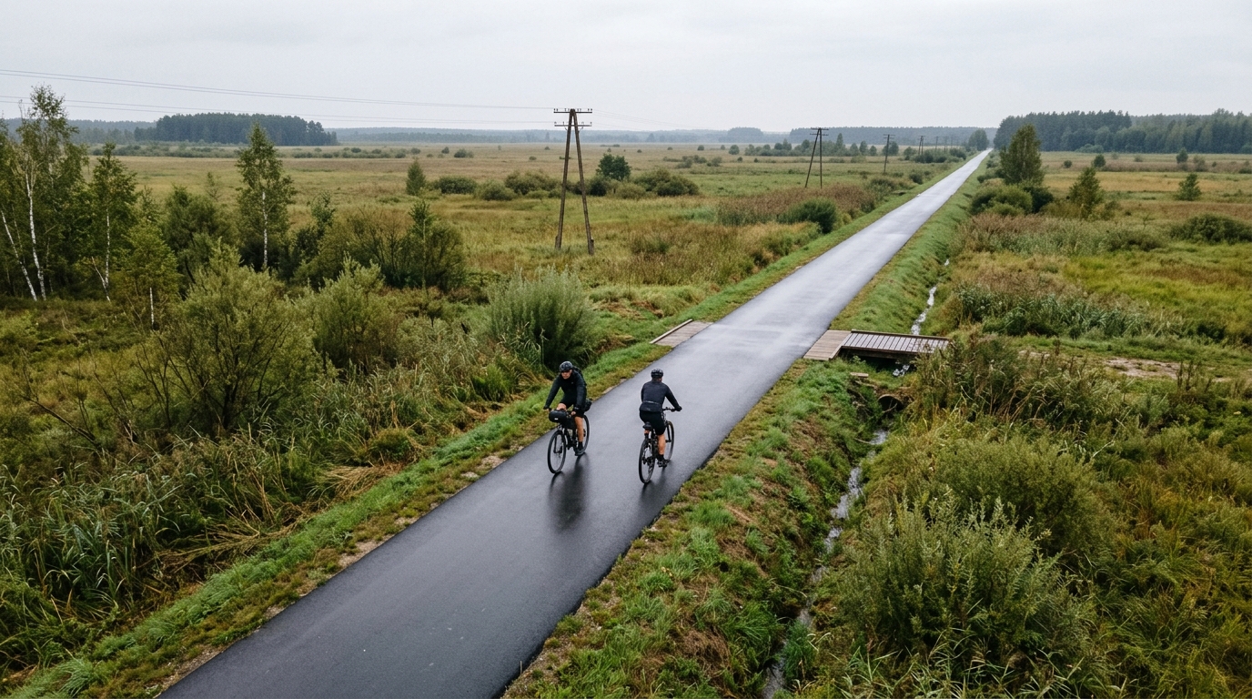 Bicycle Trail of the former Borderland