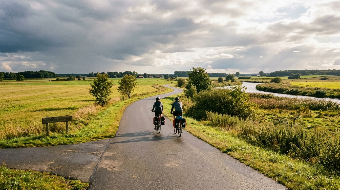Cycling routes in Germany