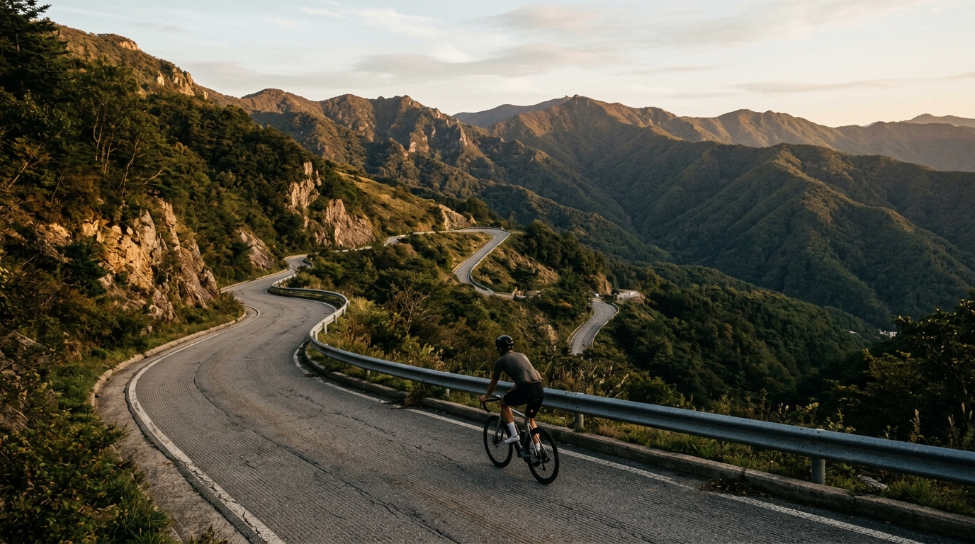 Cycling routes in South Korea