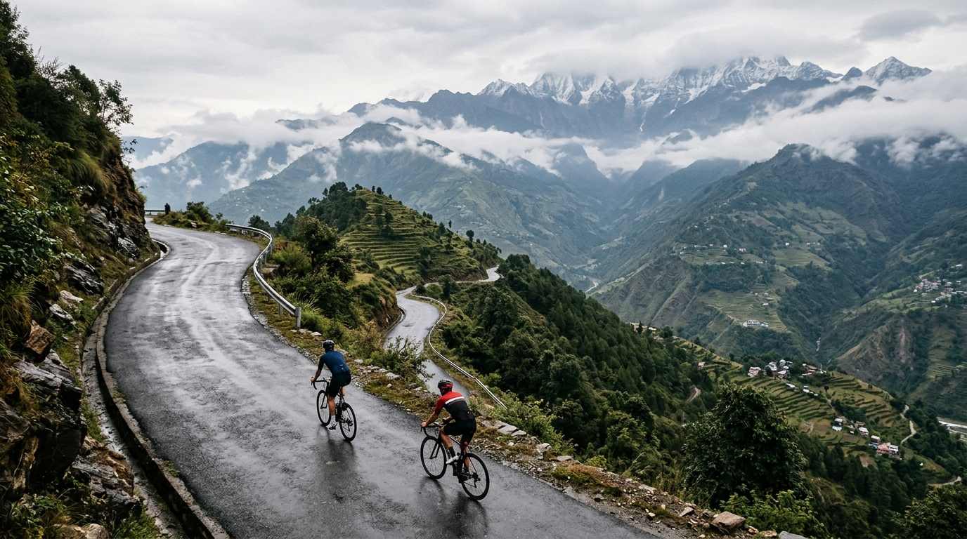 Cycling routes in Nepal