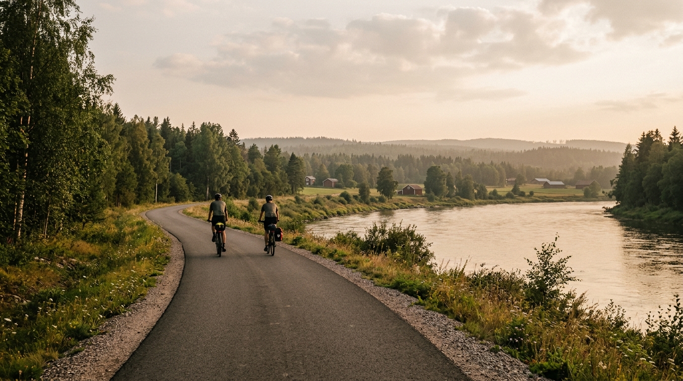 Cycling routes in Sweden