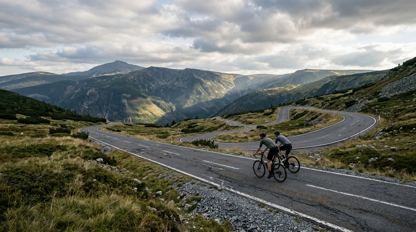 Cycling routes in Czechia