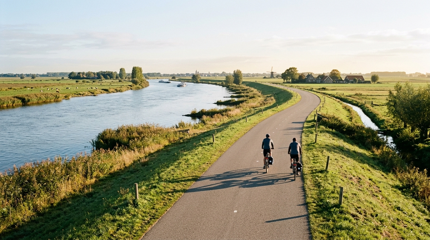 Cycling routes in Netherlands