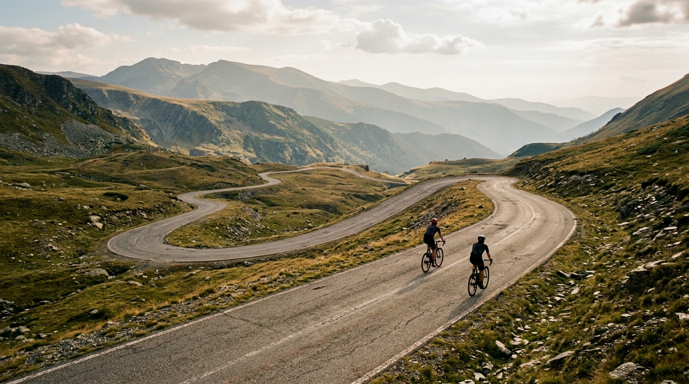 Cycling routes in Romania