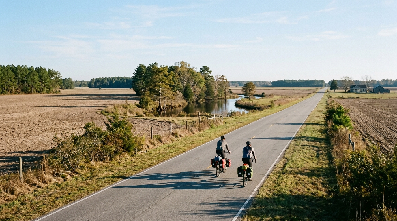 U.S. Bicycle Route 1 in North Carolina