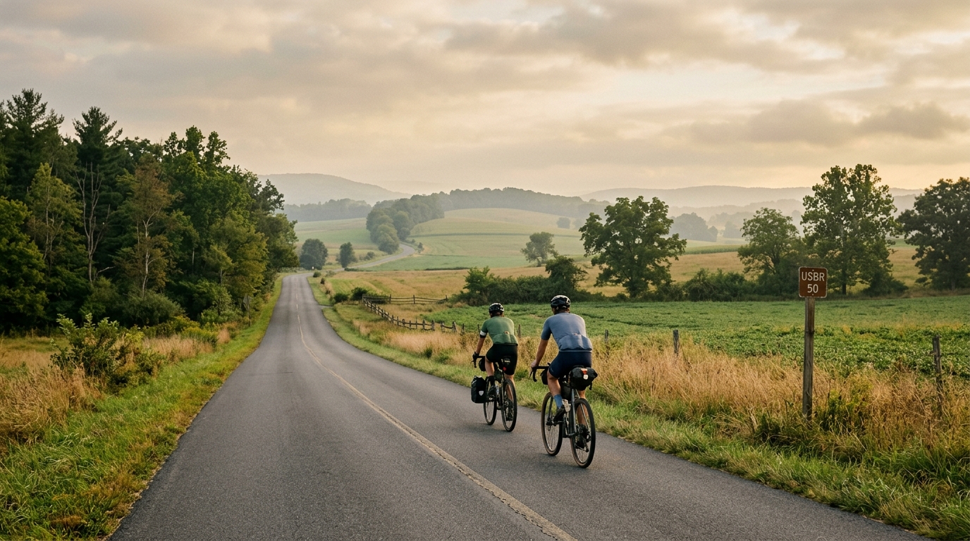 U.S. Bicycle Route 50 in Pennsylvania