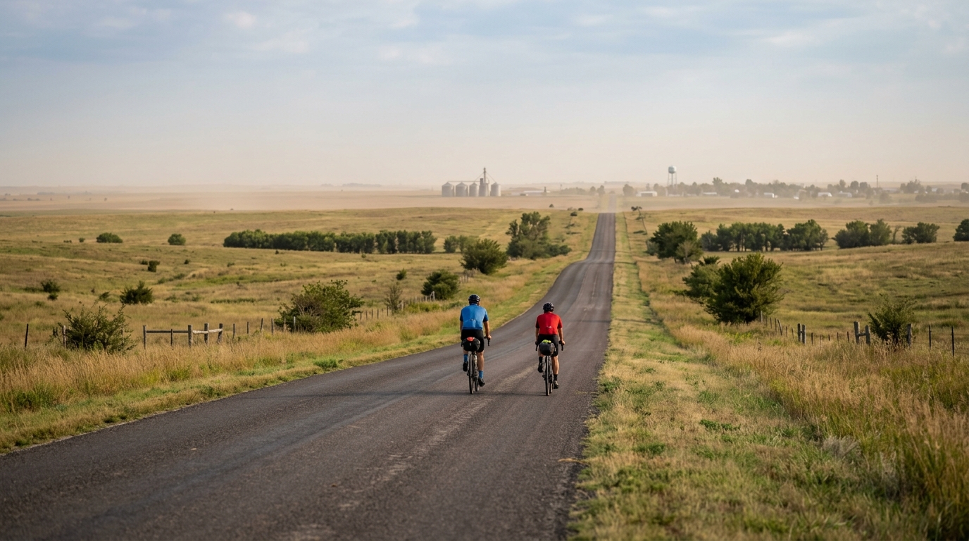 U.S. Bicycle Route 66 in Kansas